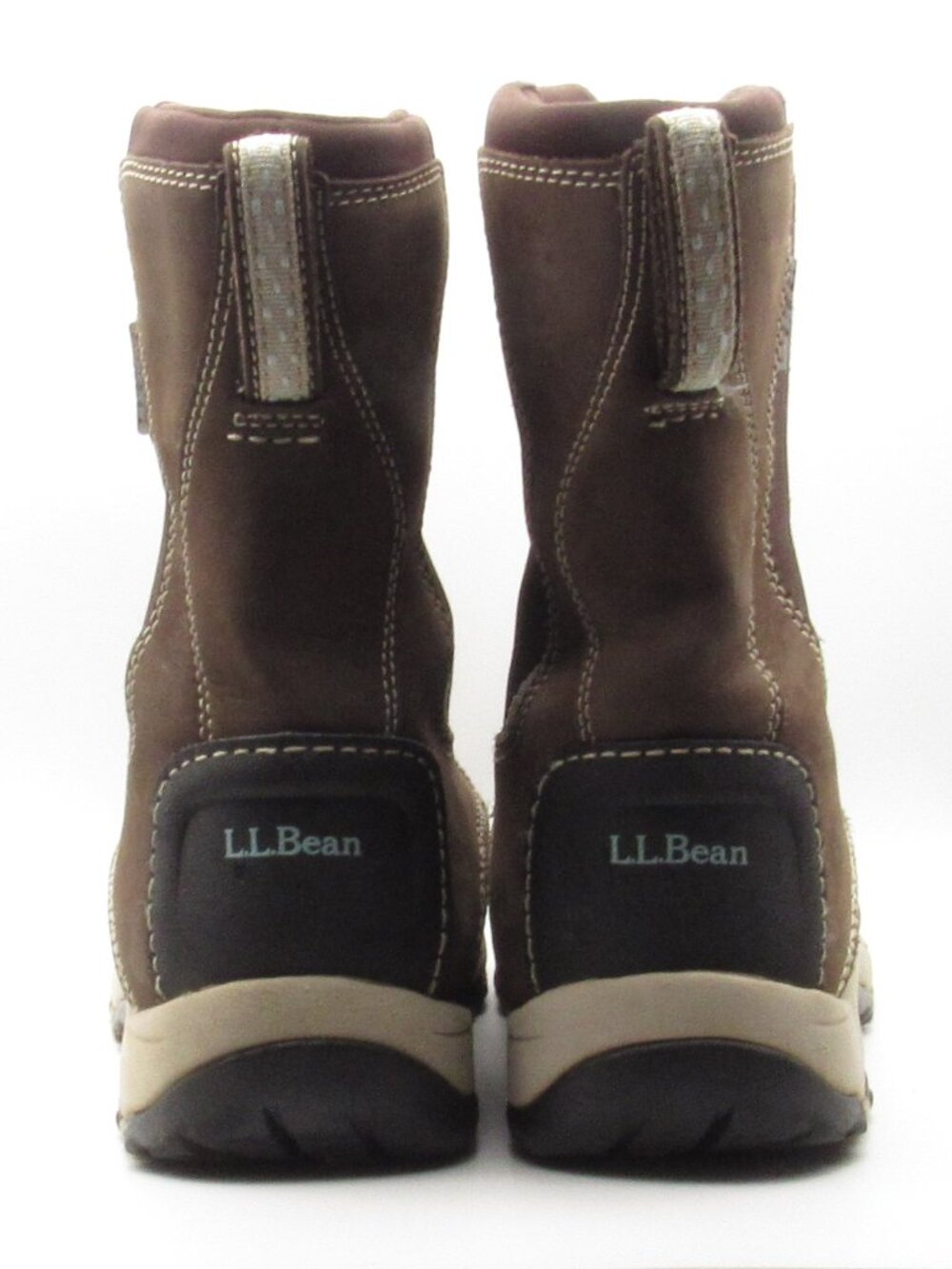 LL Bean Brown Boots Storm Chaser Tek 2.5 Slip On Boots Women's Size 8 Waterproof - Picture 3 of 10